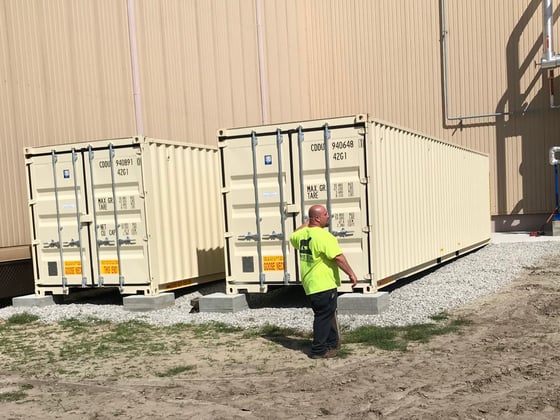 2 x new 40 containers in KC in use