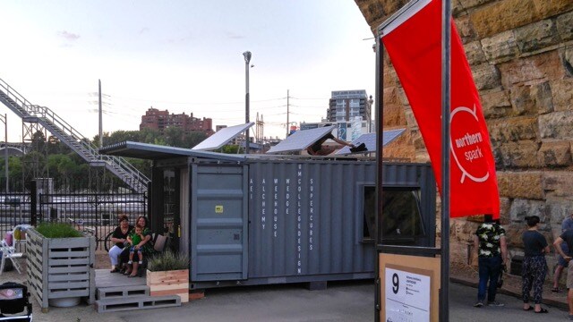 Lighthouse at Northern Spark Shipping Container